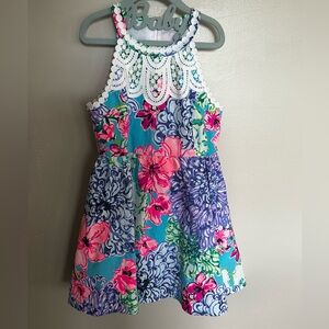 Lilly Pulitzer Met Little Kinley Dress Girls size 8